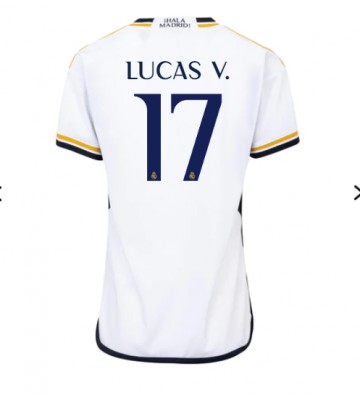Real Madrid Lucas Vazquez #17 Hemmatröja Kvinnor 2023-24 Kortärmad